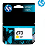 CARTUCHO DE TINTA HP 670 AMARILLO