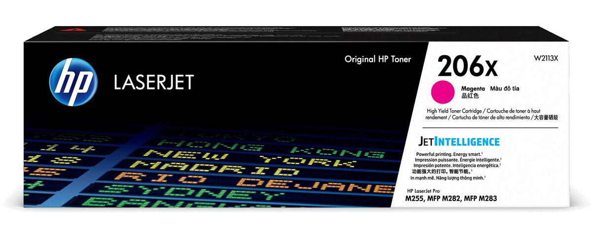 TONER-HP-206X-MAGENTA-W2113X TONER HP 206X (W2113X) - Imagen 1