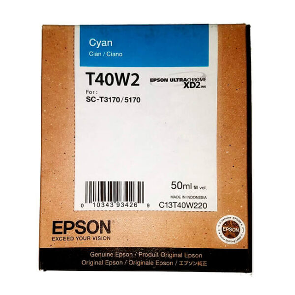 Tinta Epson T40W220 Cyan
