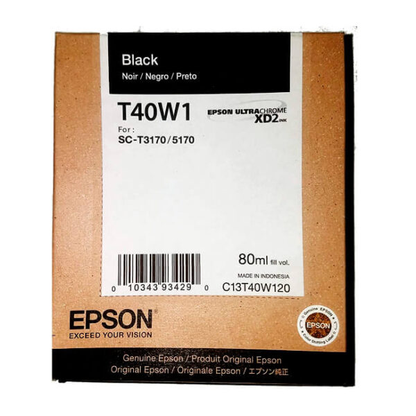 Tinta Epson T40W120 - Black Alta Capacidad
