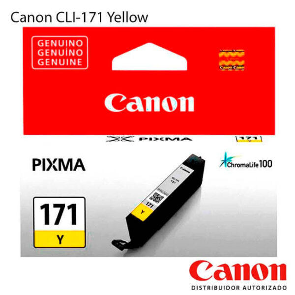 Tinta Canon CLI-171 Yellow MG5710 Original
